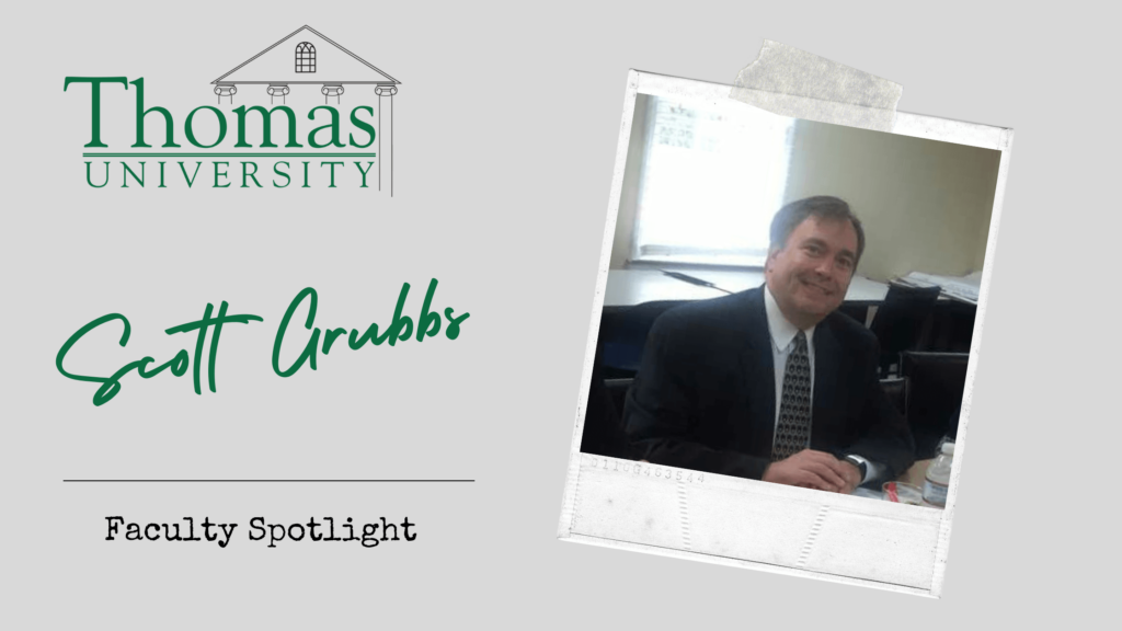 Scott Grubb, Assistant Professor of Education, Thomas University, GA